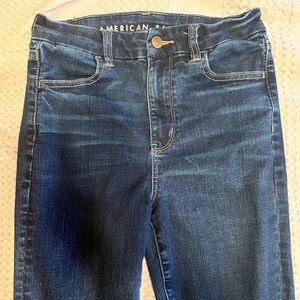 American eagle high wasted skinny jeans